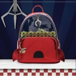 NWT Toy Story The Claw Aliens Loungefly Mini Backpack